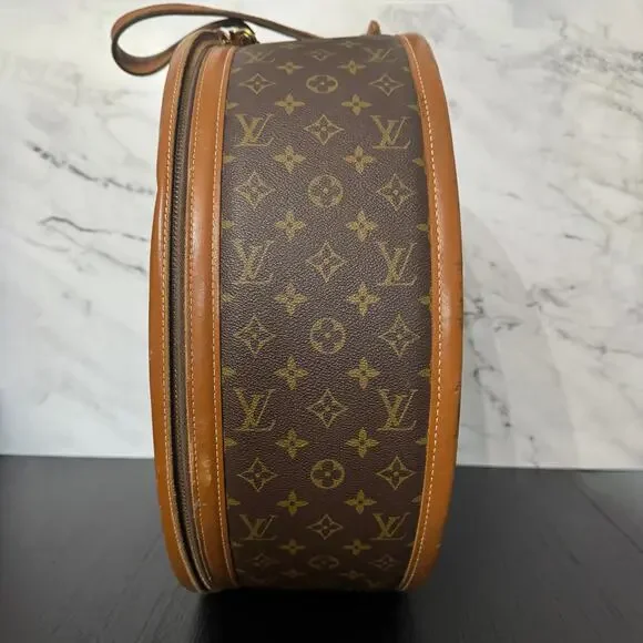 Louis Vuitton French Co. Hat Box bag Vintage Boite Chapeau monogram LV trunk - Picture 5 of 16